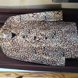 Worthington Leopard Print  Coat